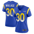 Women's Nike Los Angeles Rams Josh Wallace Royal Game NFL Jersey