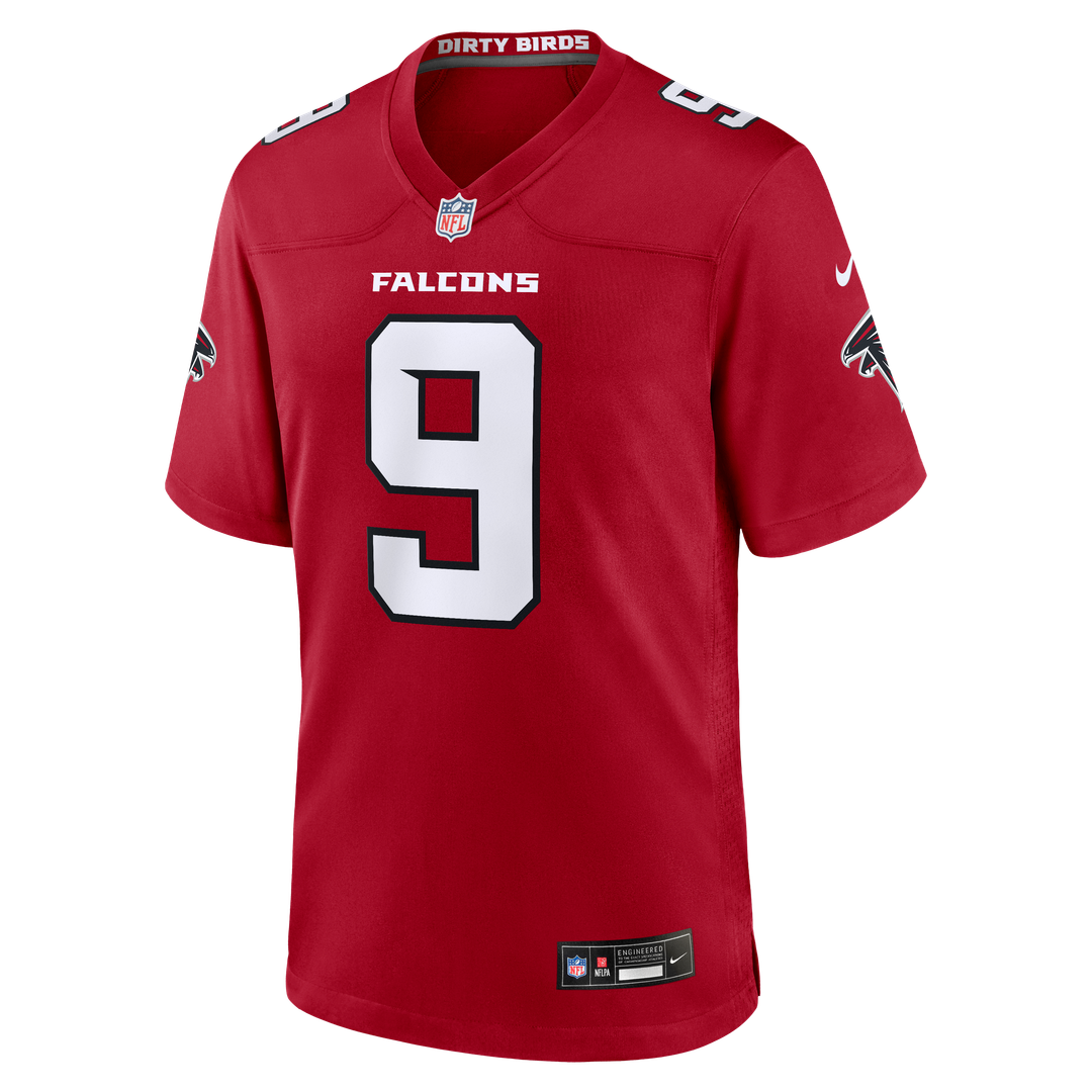 Men's Nike Atlanta Falcons Michael Penix Jr. White Game NFL Jersey