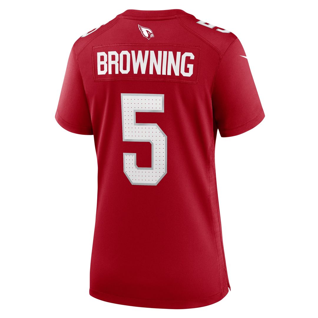 Women's Nike Arizona Cardinals Baron Browning Cardinal Team Game NFL Jersey