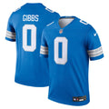 Men's Nike Detroit Lions Jahmyr Gibbs Blue Legend Player NFL Performance Top