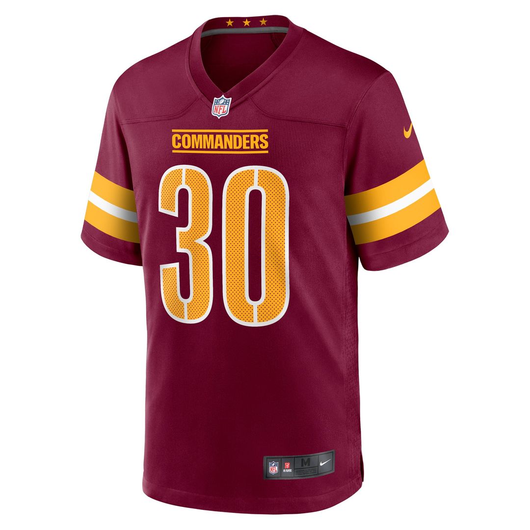 Men's Nike Washington Commanders Austin Ekeler White Game Super Bowl Era NFL Jersey