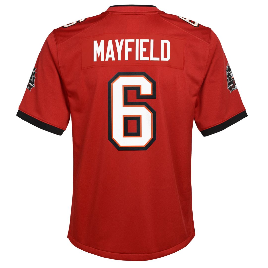 Youth Nike Tampa Bay Buccaneers Baker Mayfield White Game NFL Jersey