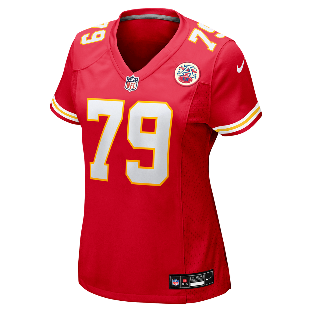 Women's Nike Kansas City Chiefs Esa Pole Red Team Game NFL Jersey