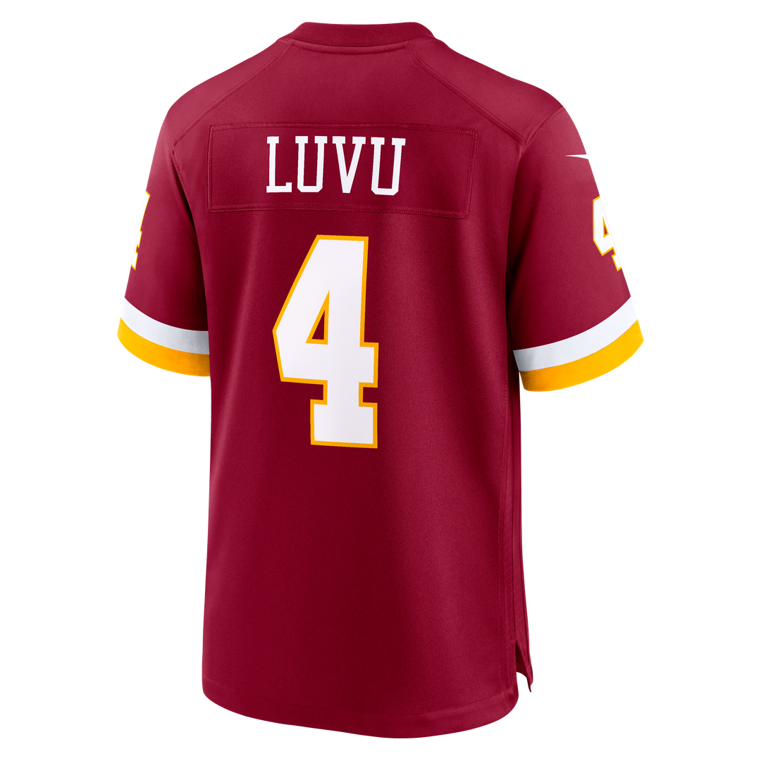 Men's Nike Washington Commanders Frankie Luvu Black Hail Raiser Alternate Game NFL Jersey