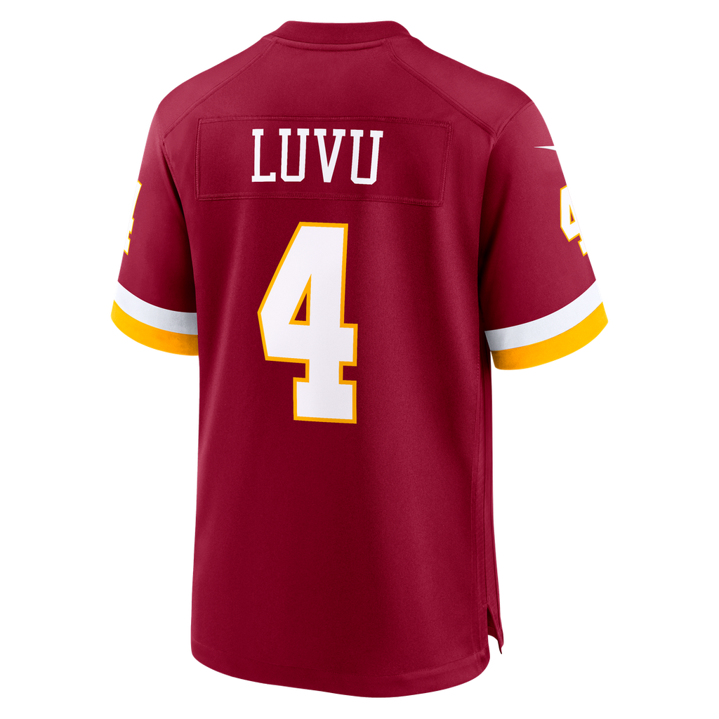 Men's Nike Washington Commanders Frankie Luvu White Game Super Bowl Era NFL Jersey