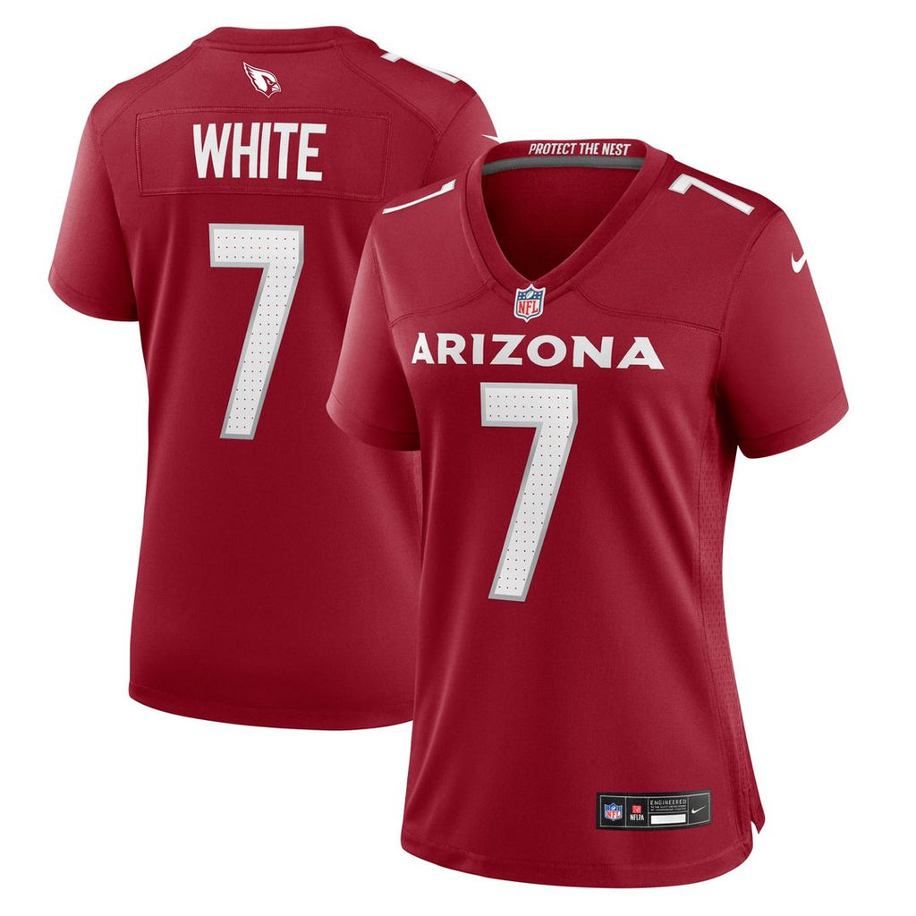 Women's Nike Arizona Cardinals Kyzir White Cardinal Team Game NFL Jersey