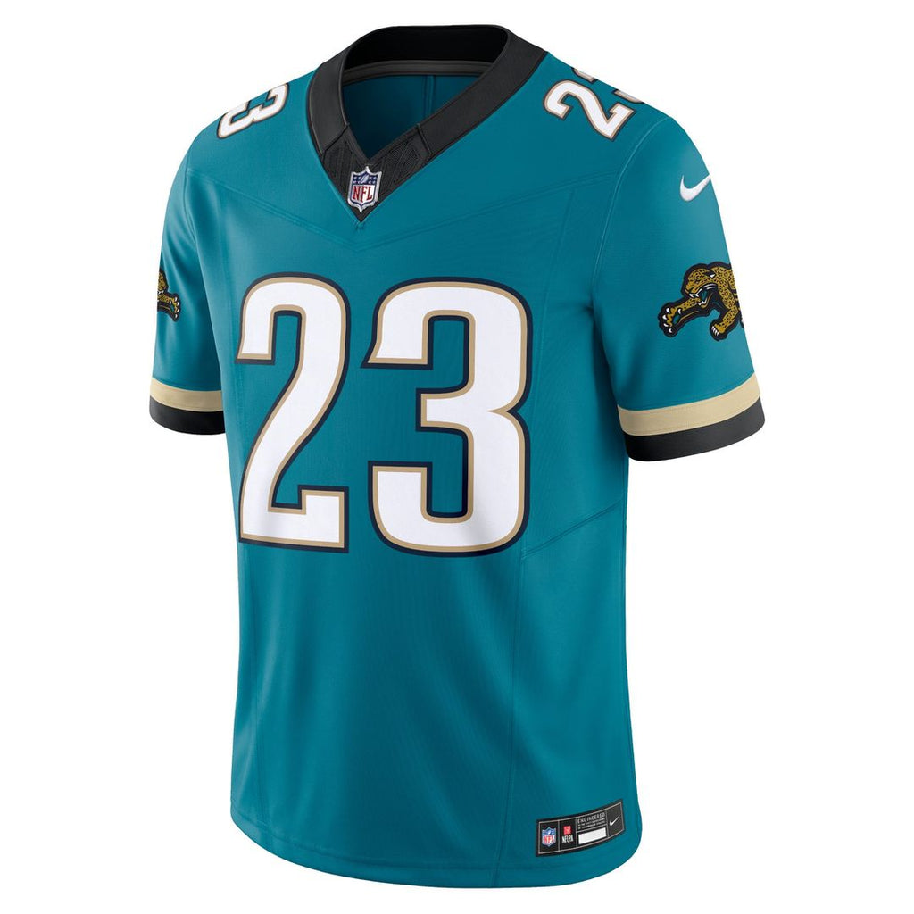 Men's Nike Jacksonville Jaguars Foye Oluokun Teal Prowler Throwback Vapor F.U.S.E. Limited NFL Jersey