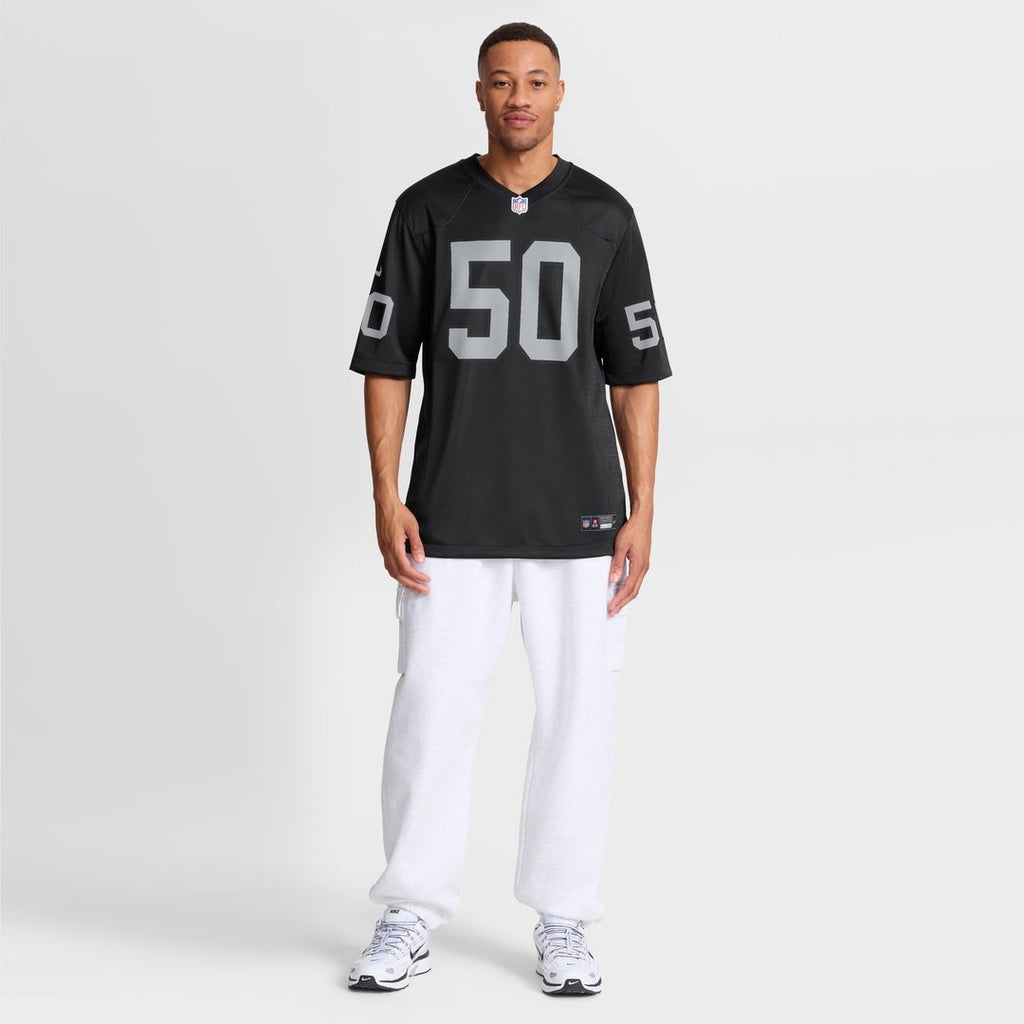 Men's Nike Las Vegas Raiders Jacob Bobenmoyer Black Game Player NFL Jersey
