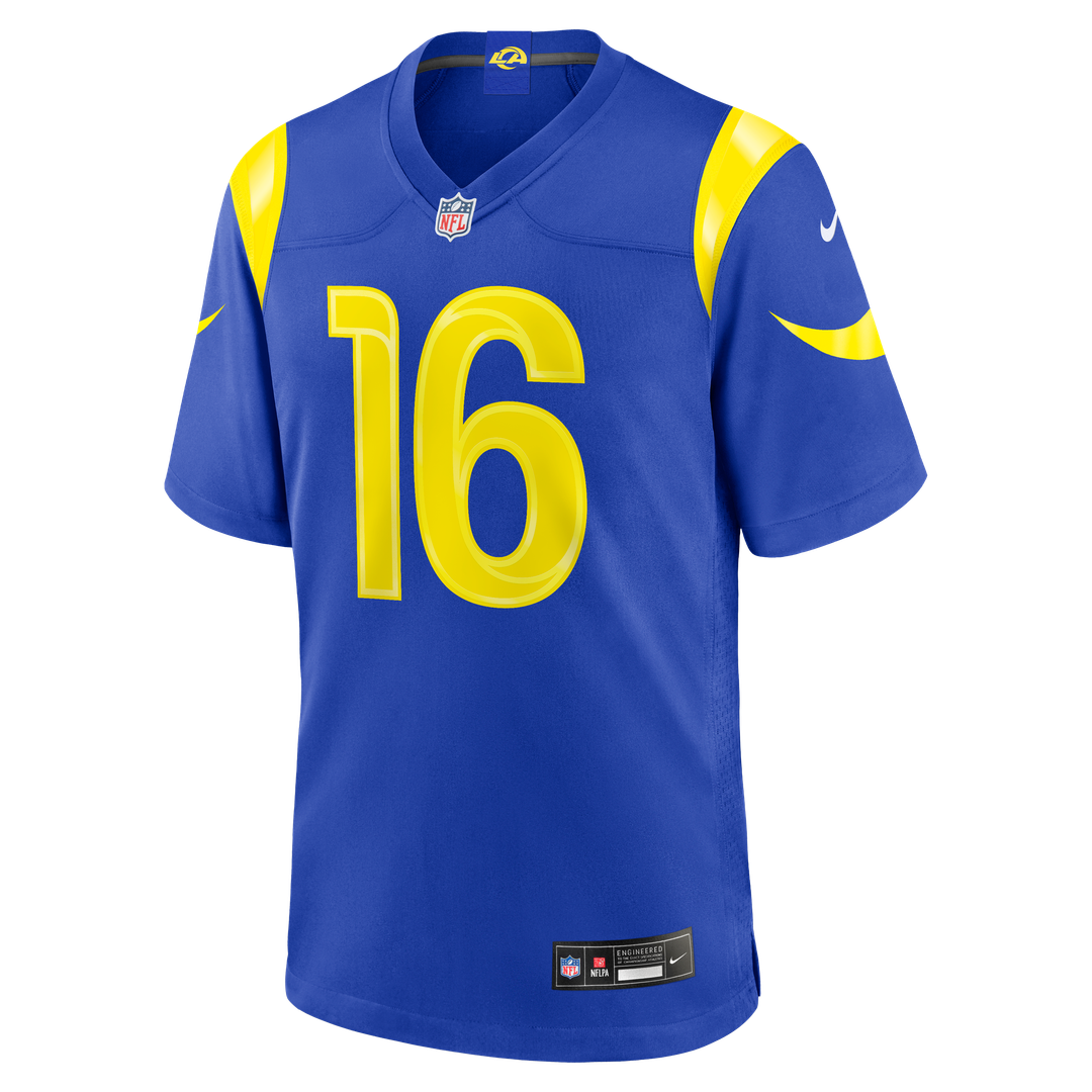Men's Nike Los Angeles Rams Tru Edwards Royal Team Game NFL Jersey
