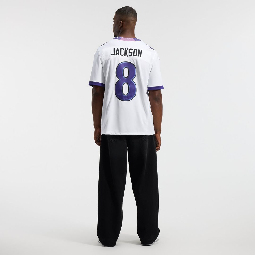 Men's Nike Baltimore Ravens Lamar Jackson Purple Vapor F.U.S.E. Stitched Limited NFL Jersey