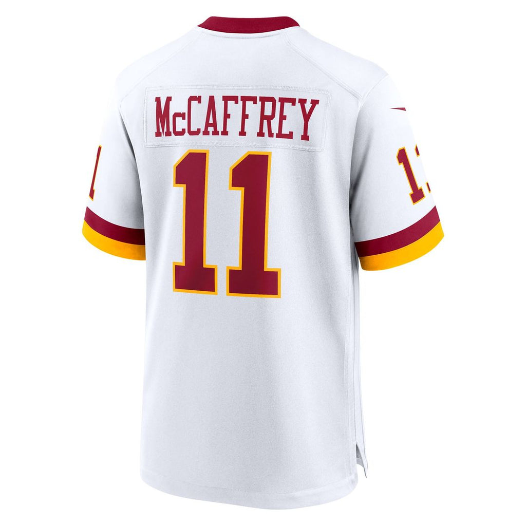 Men's Nike Washington Commanders Luke McCaffrey Black Hail Raiser Alternate Game NFL Jersey
