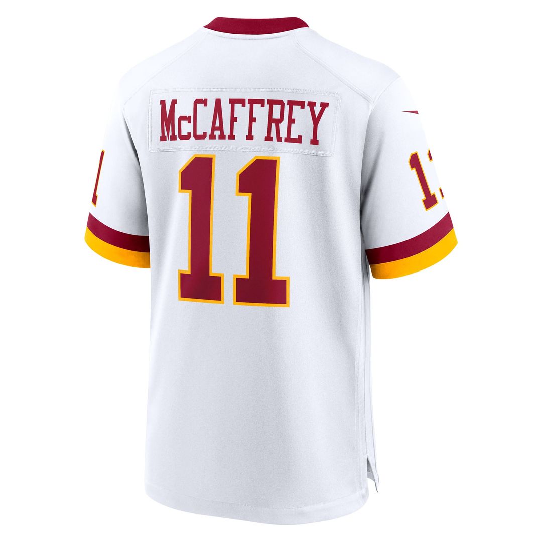 Men's Nike Washington Commanders Luke McCaffrey Black Hail Raiser Alternate Game NFL Jersey