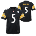 Youth Nike Pittsburgh Steelers Jalen Ramsey Black Team Game NFL Jersey
