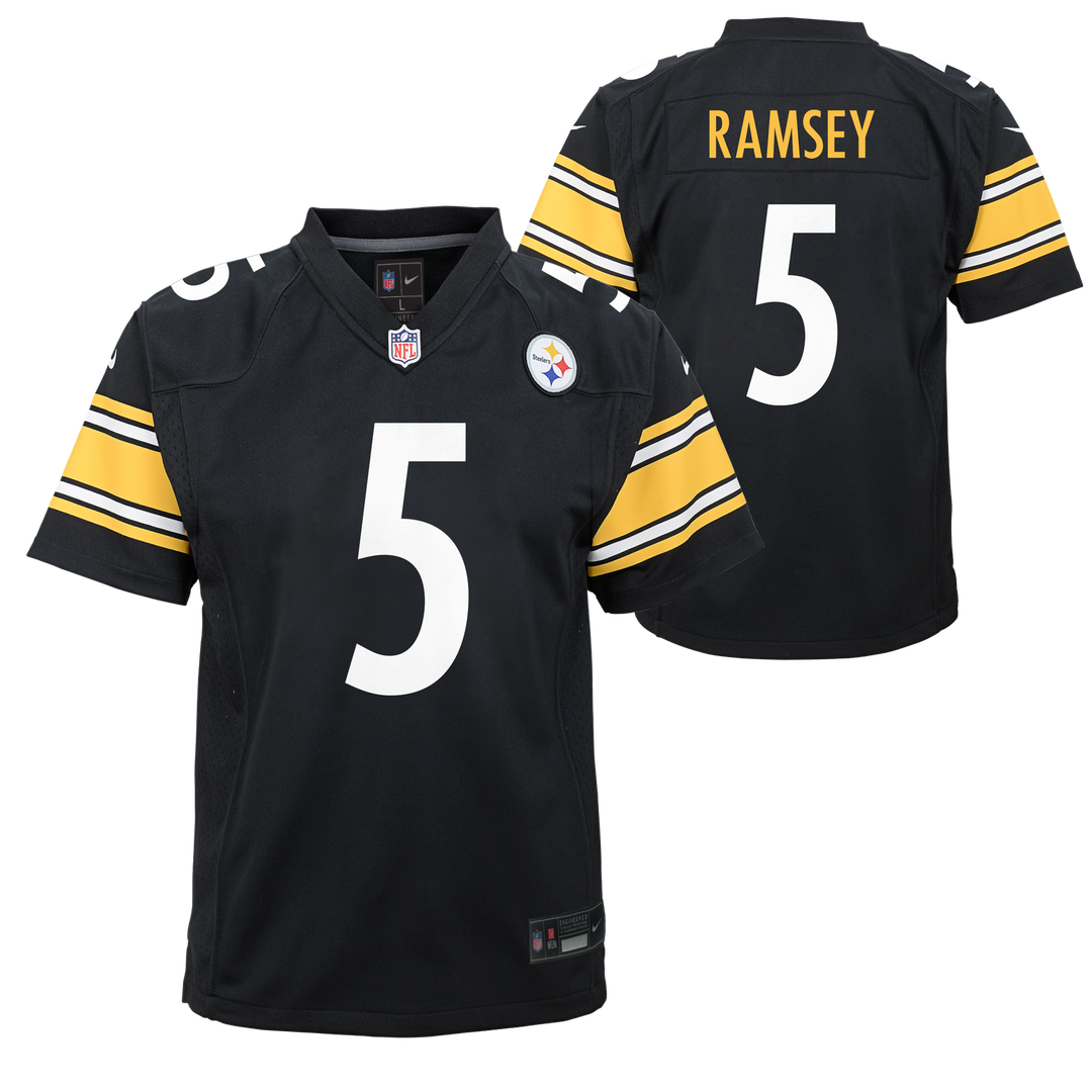 Youth Nike Pittsburgh Steelers Jalen Ramsey Black Team Game NFL Jersey
