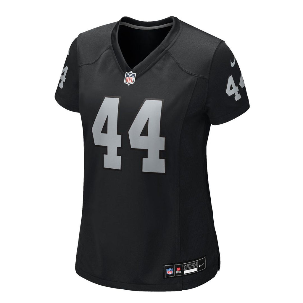 Women's Nike Las Vegas Raiders Tommy Eichenberg Black Team Game NFL Jersey