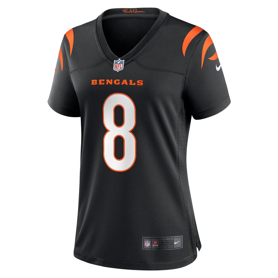 Women's Nike Cincinnati Bengals Ryan Rehkow Black Game NFL Jersey