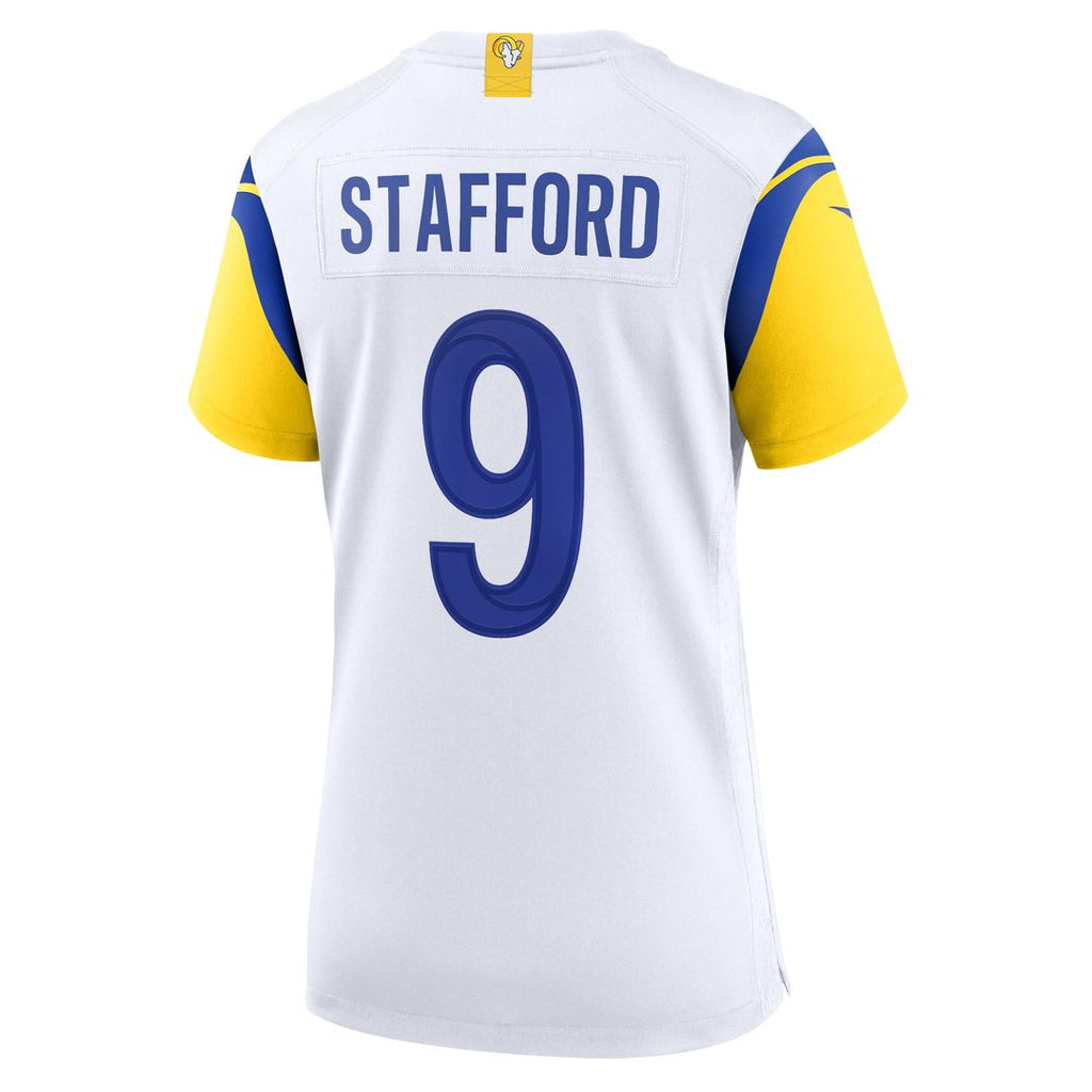 Women's Nike Los Angeles Rams Matthew Stafford White Player NFL Jersey
