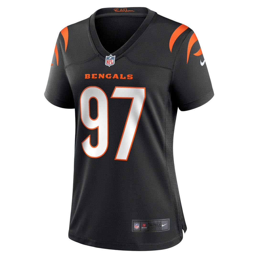 Women's Nike Cincinnati Bengals Shemar Stewart Black Team Game NFL Jersey