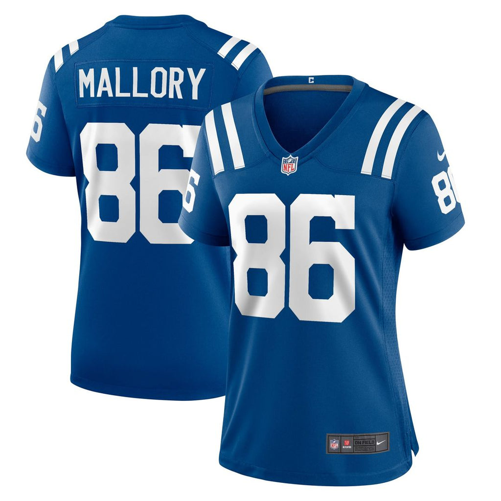 Women's Nike Indianapolis Colts Will Mallory Royal Team Game NFL Jersey