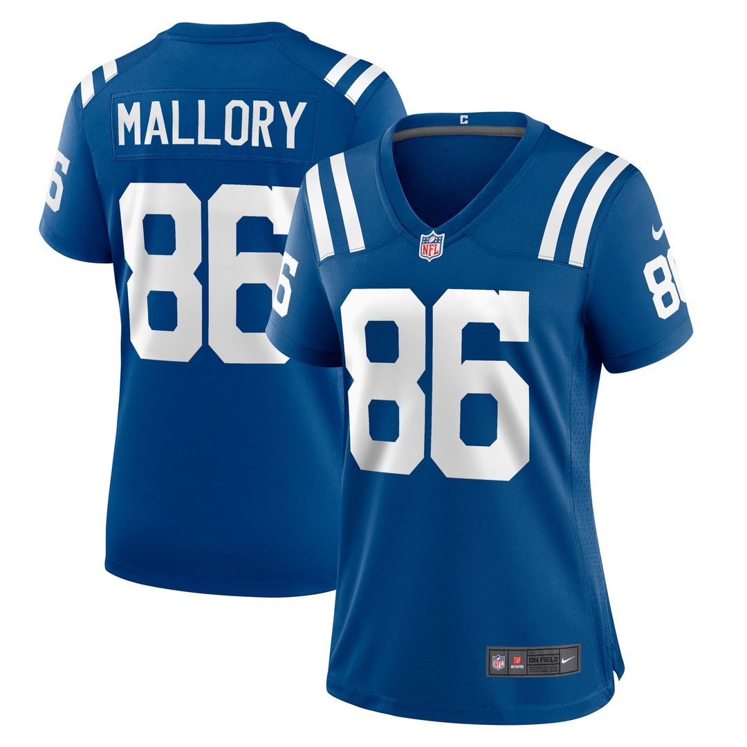 Women's Nike Indianapolis Colts Will Mallory Royal Team Game NFL Jersey
