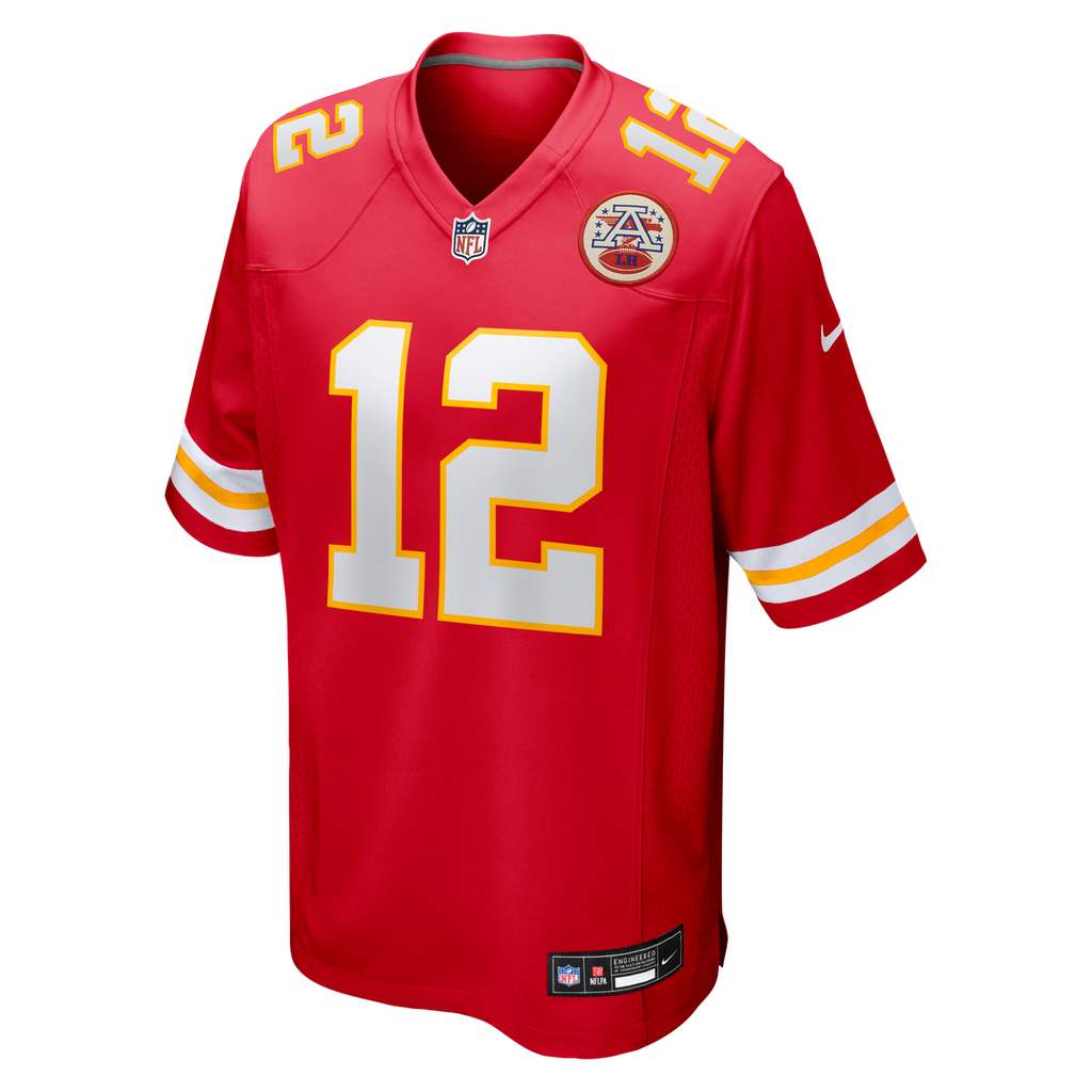 Men's Nike Kansas City Chiefs Jared Wiley Red Game NFL Jersey