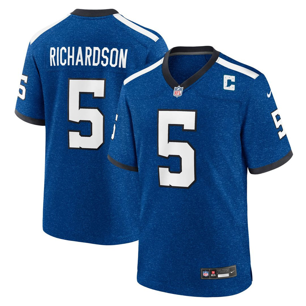 Men's Nike Indianapolis Colts Anthony Richardson Royal Indiana Nights Alternate Game NFL Jersey