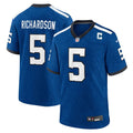 Men's Nike Indianapolis Colts Anthony Richardson Royal Indiana Nights Alternate Game NFL Jersey