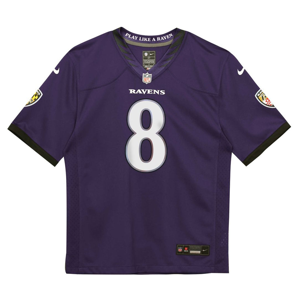 Infant Nike Baltimore Ravens Lamar Jackson Purple Team Game NFL Jersey