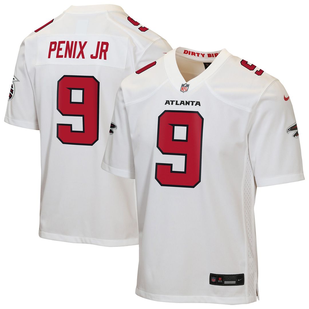 Youth Nike Atlanta Falcons Michael Penix Jr. Red Game NFL Jersey