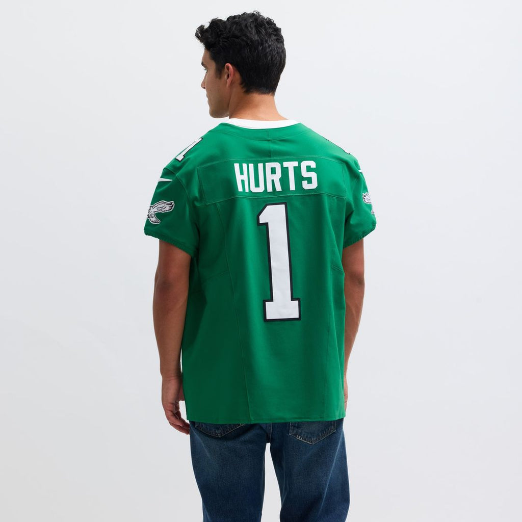 Men's Nike Philadelphia Eagles Jalen Hurts Kelly Green 2nd Alternate Vapor F.U.S.E. Elite NFL Jersey
