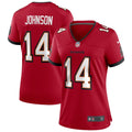 Women's Nike Tampa Bay Buccaneers Brad Johnson Red Game Retired Player NFL Jersey
