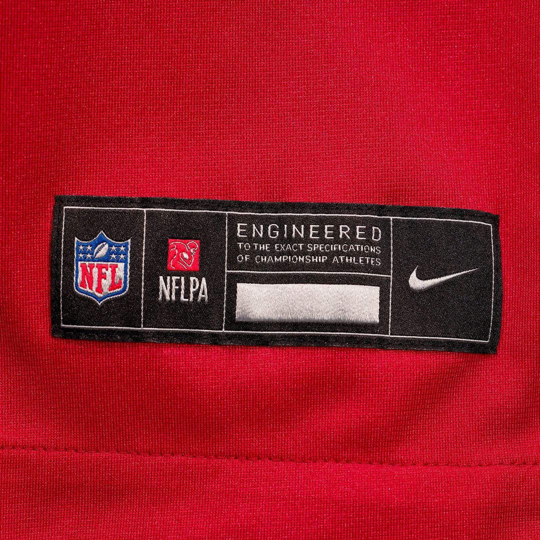 Men's Nike Kansas City Chiefs Jaden Hicks Red Game NFL Jersey