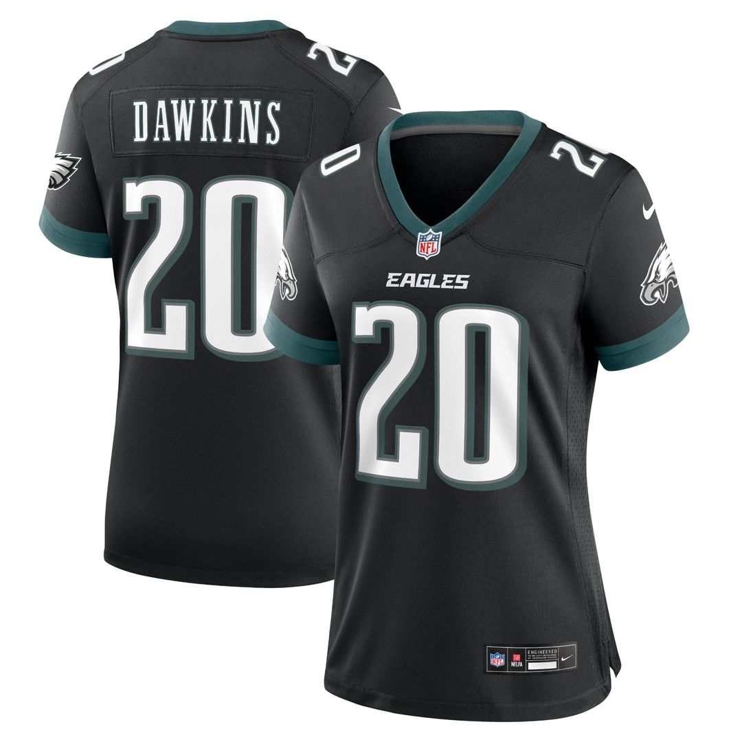 Women's Nike Philadelphia Eagles Brian Dawkins Midnight Green Retired Player Game NFL Jersey