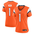 Women's Nike Denver Broncos Orange #1 Mom Game NFL Jersey
