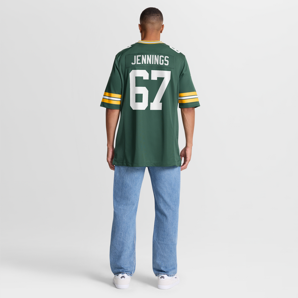 Men's Nike Green Bay Packers Donovan Jennings Green Team Game NFL Jersey
