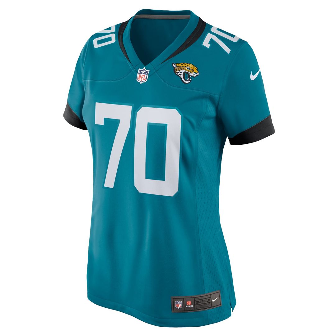 Women's Nike Jacksonville Jaguars Cole Van Lanen Teal Game Player NFL Jersey