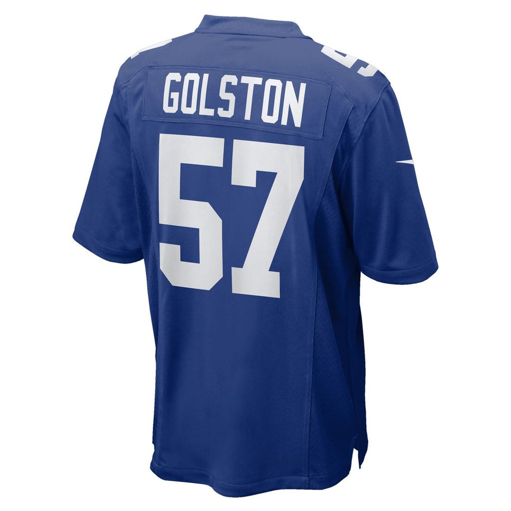 Men's Nike New York Giants Chauncey Golston Royal Team Game NFL Jersey