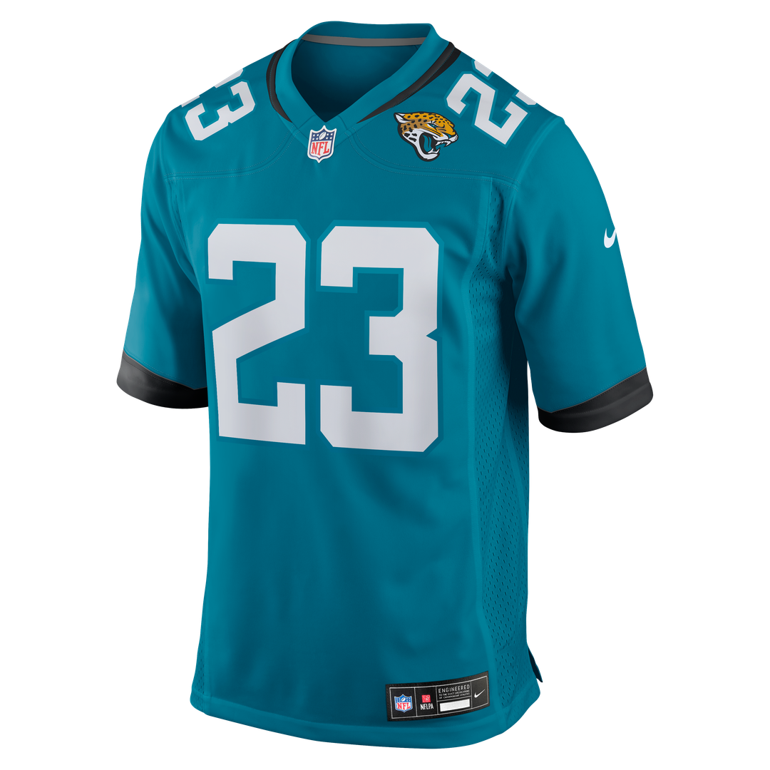 Men's Nike Jacksonville Jaguars Foyesade Oluokun Teal Game Player NFL Jersey