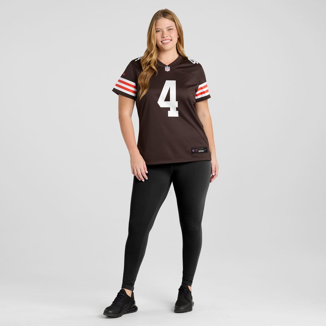 Women's Nike Cleveland Browns Deshaun Watson Brown Player NFL Jersey