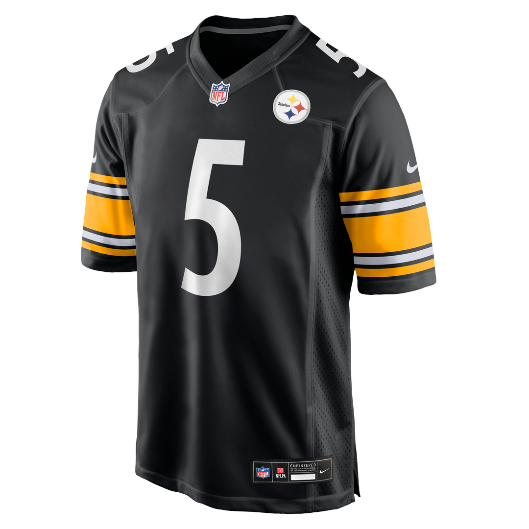 Men's Nike Pittsburgh Steelers Jalen Ramsey Black Team Game NFL Jersey