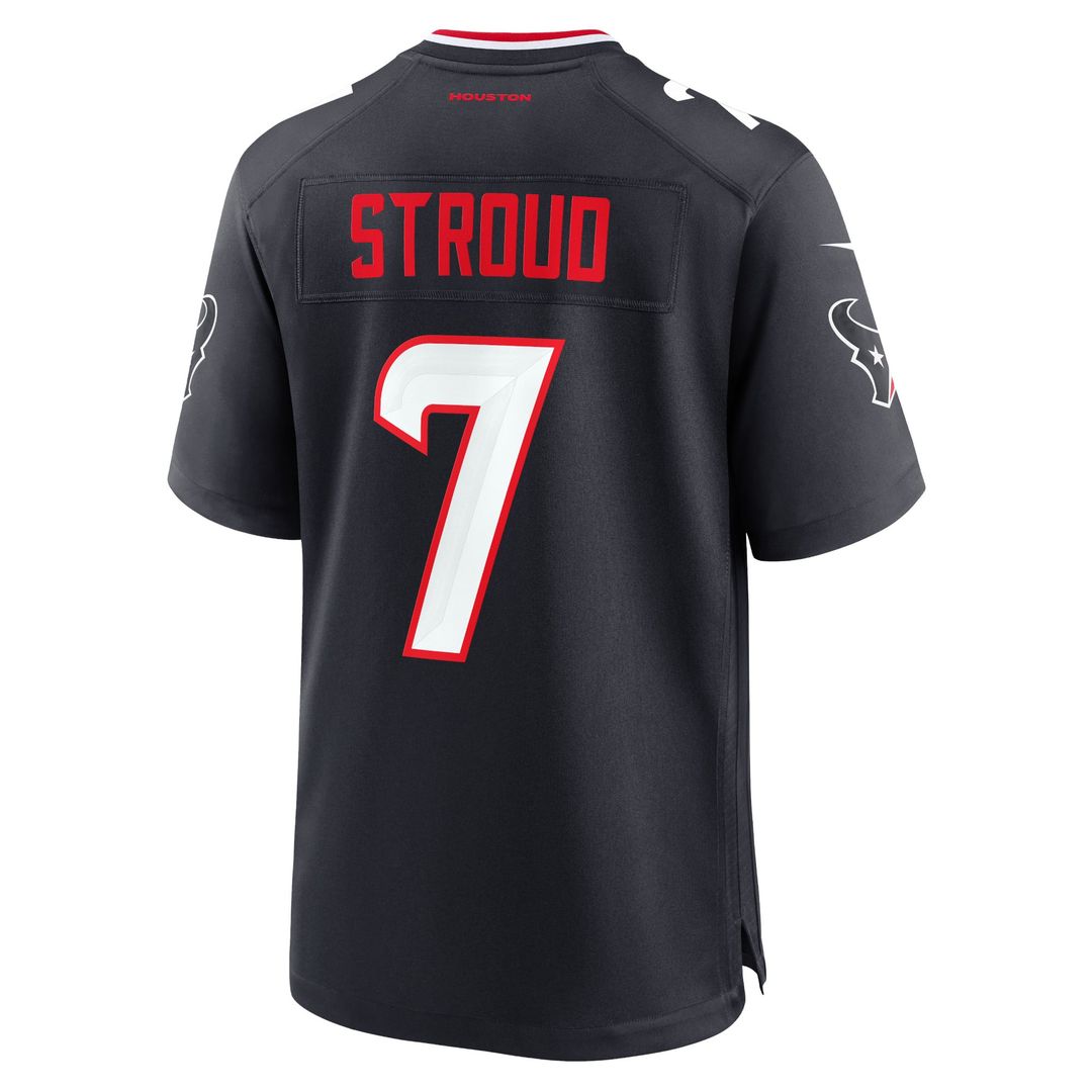 Men's Nike Houston Texans C.J. Stroud White Game NFL Jersey