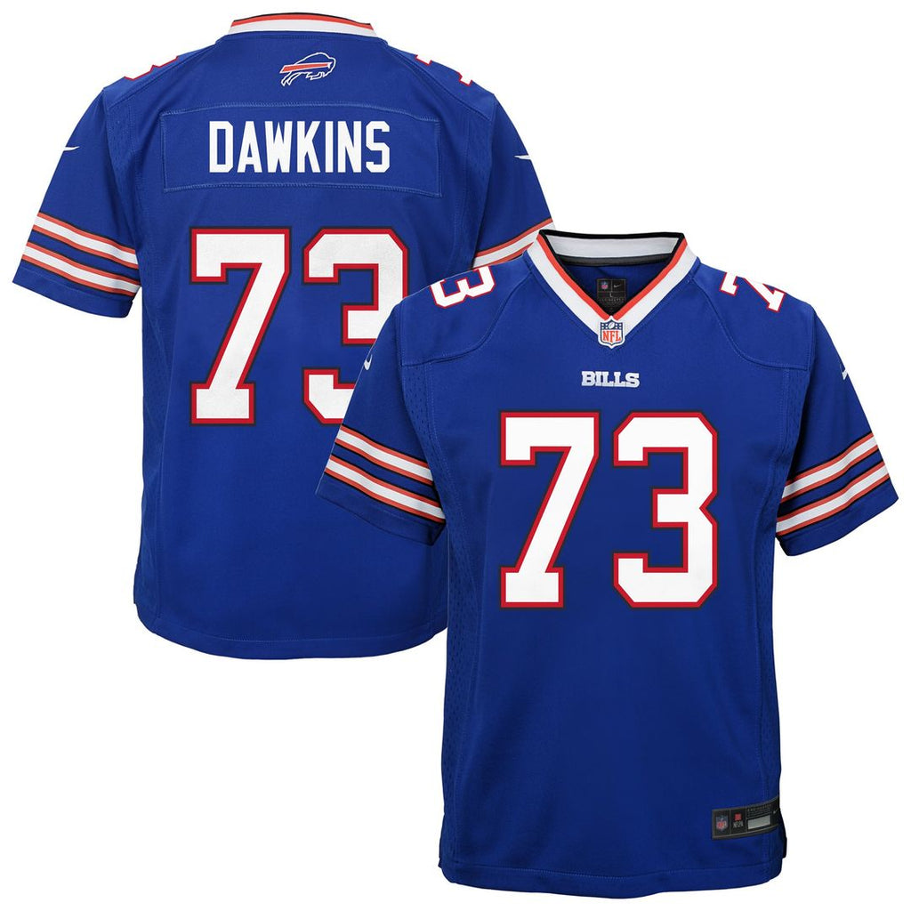 Youth Nike Buffalo Bills Dion Dawkins Royal Team Game NFL Jersey