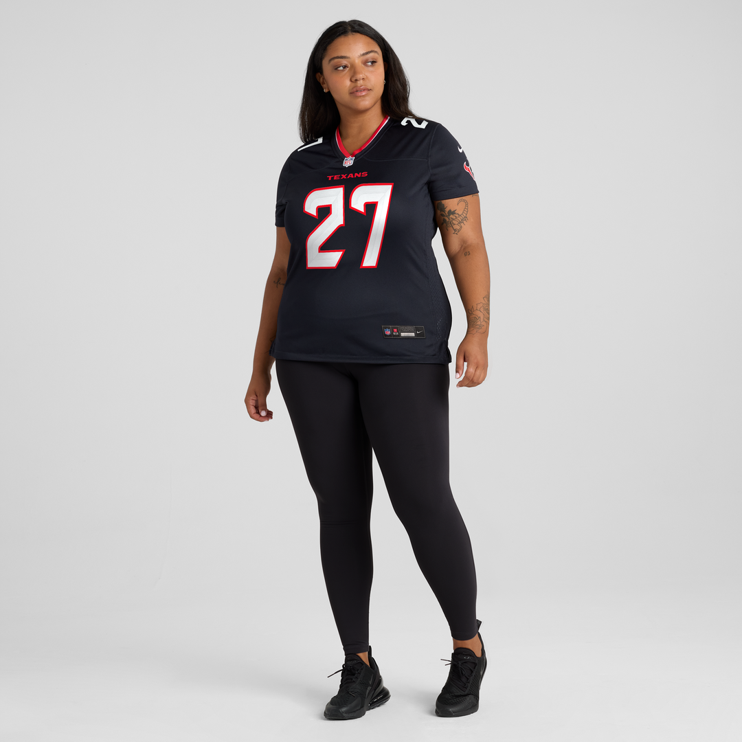 Women's Nike Houston Texans Kamari Ramsey Navy Team Game NFL Jersey