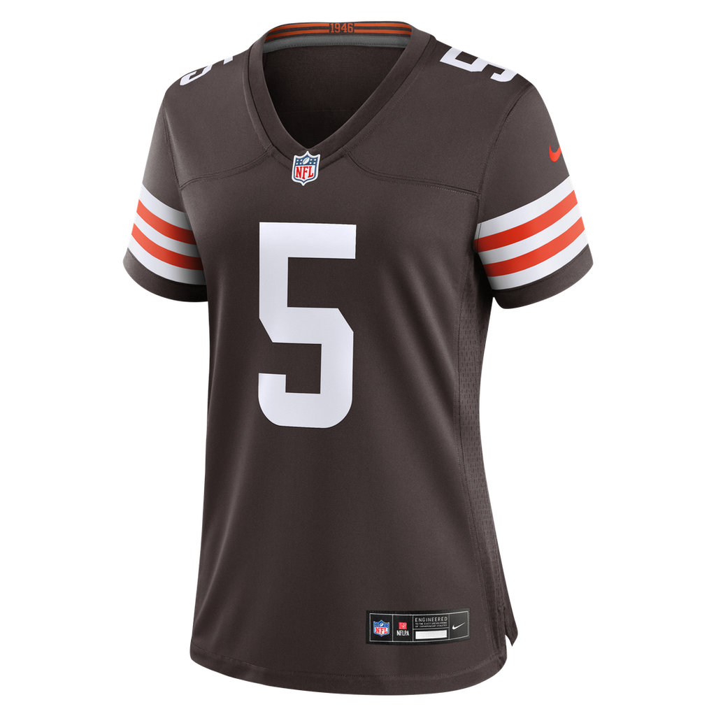 Women's Nike Cleveland Browns Quincy Williams Brown Team Game NFL Jersey