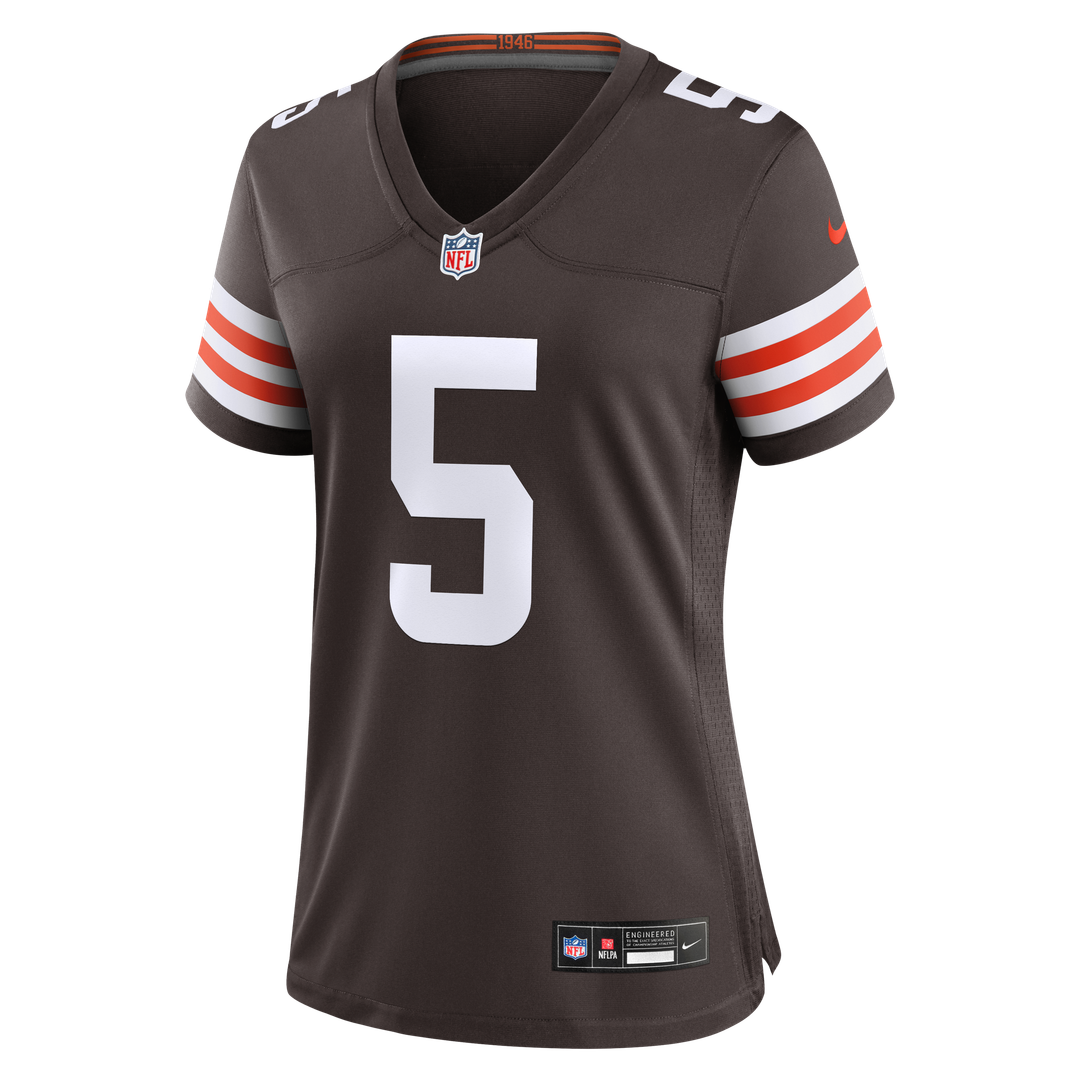 Women's Nike Cleveland Browns Quincy Williams Brown Team Game NFL Jersey