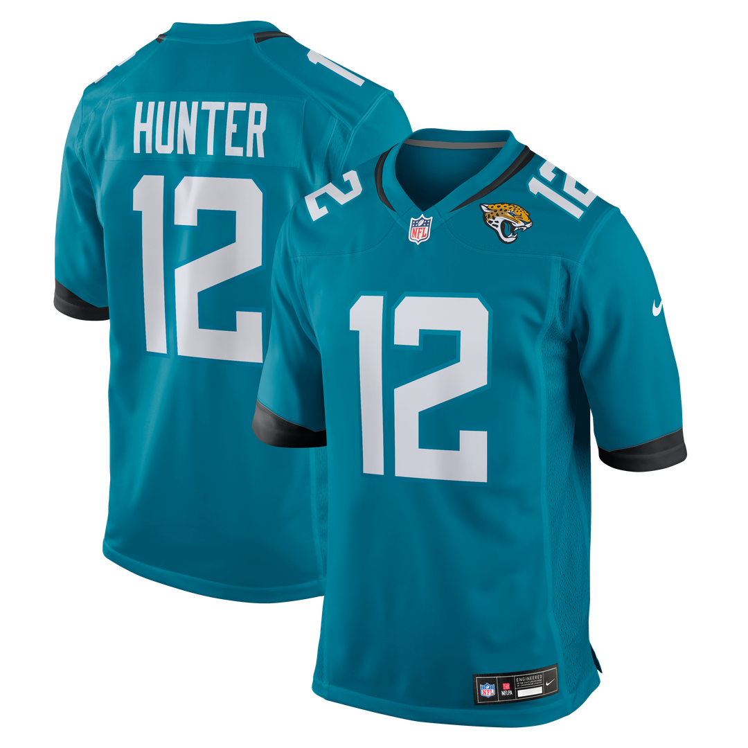 Men's Nike Jacksonville Jaguars Travis Hunter Teal Team Game NFL Jersey