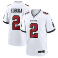 Men's Nike Tampa Bay Buccaneers Emeka Egbuka White Game NFL Jersey