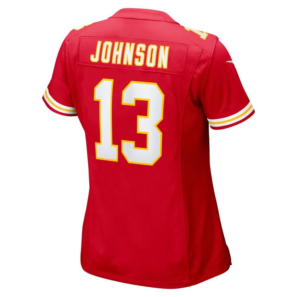 Women's Nike Kansas City Chiefs Nazeeh Johnson Red Game Player NFL Jersey