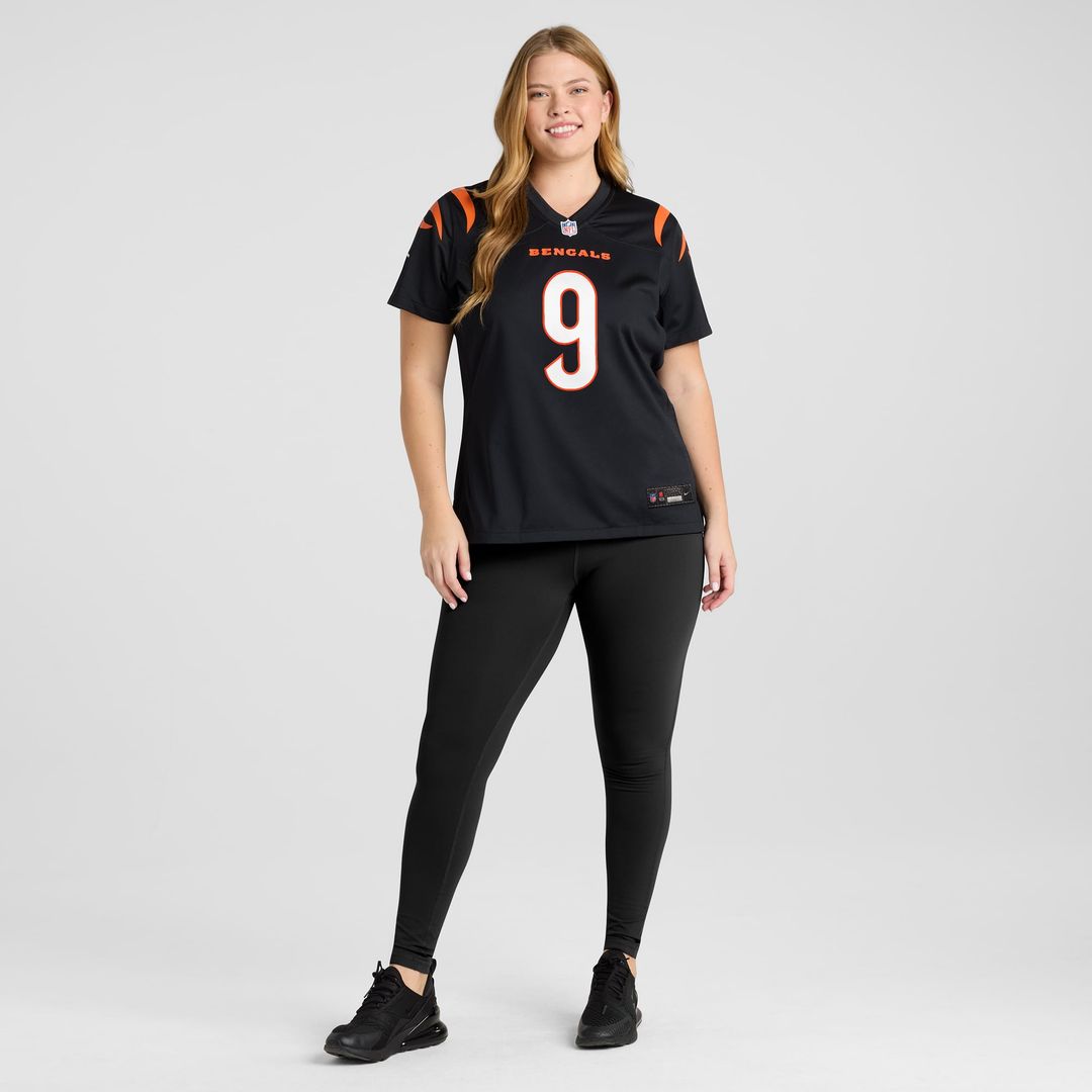 Women's Nike Cincinnati Bengals Joe Burrow Black Player Game NFL Jersey