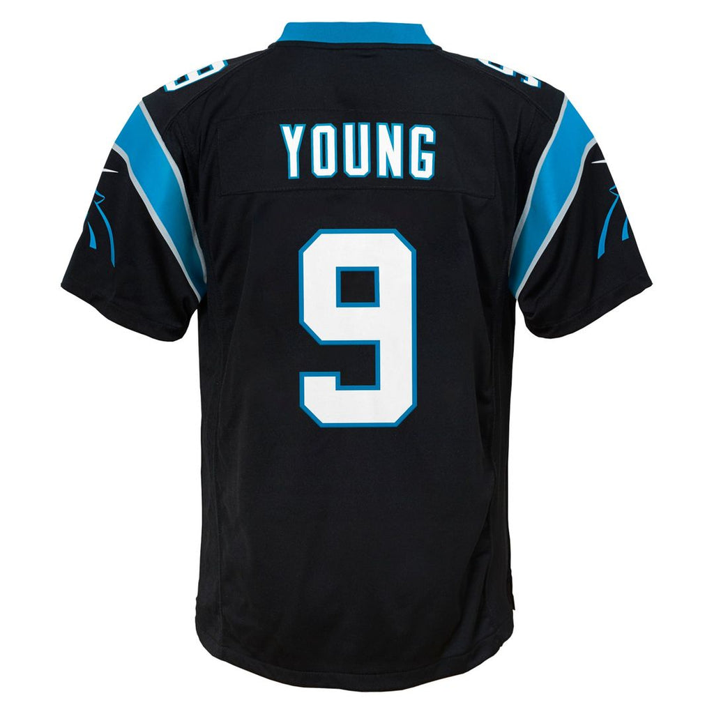 Youth Nike Carolina Panthers Bryce Young Black Game NFL Jersey